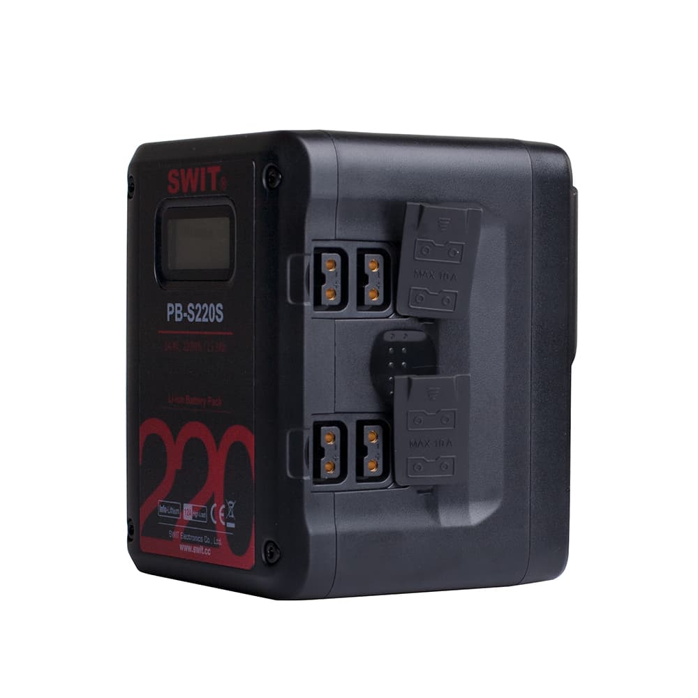 SWIT PB-S220S (220Вт.ч, 4 d-tap, 1 usb) V-mount