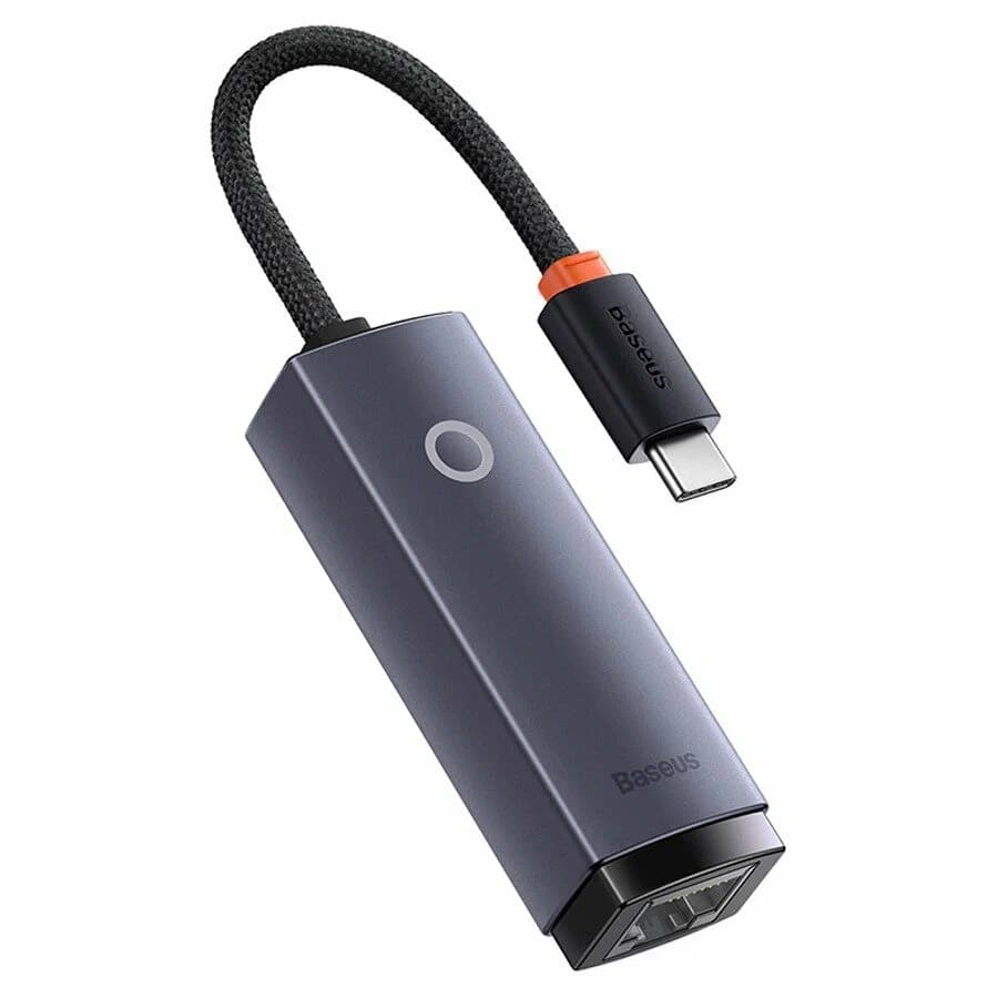 Baseus Lite Series Ethernet Adapter Type-C - RJ45 LAN Port 1gbs