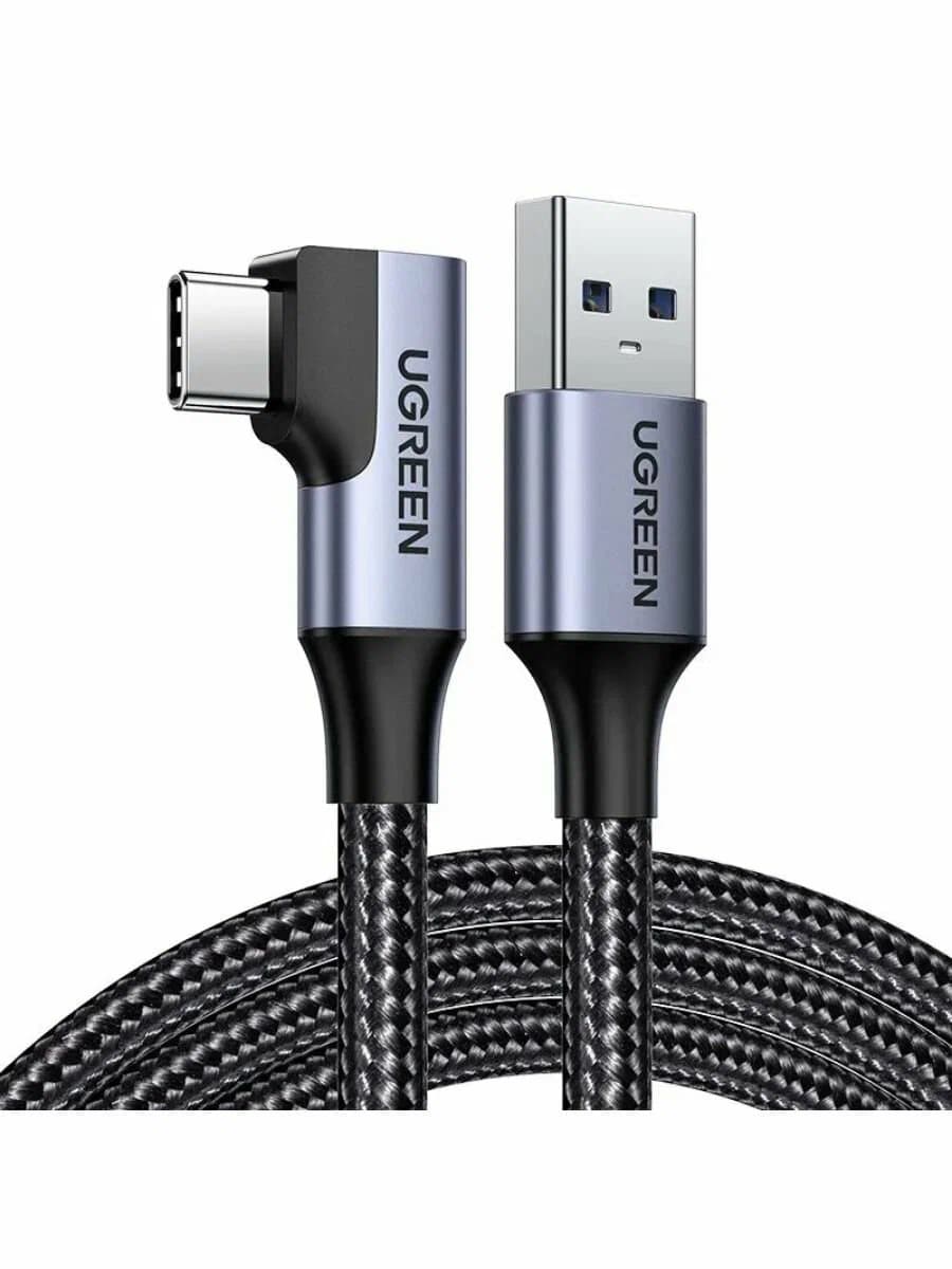 Провод USB 3.0 Type-c угловой 3 метра